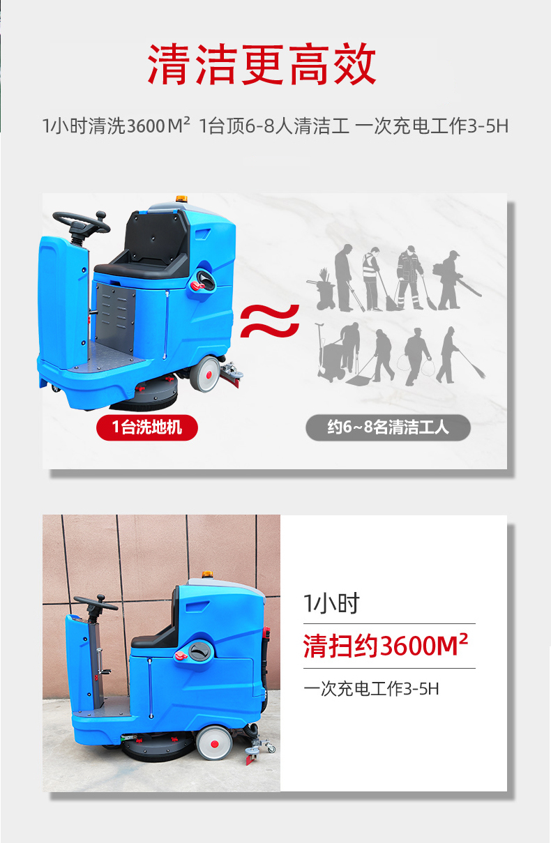 佛山驾驶式洗地机更适合用在高铁站